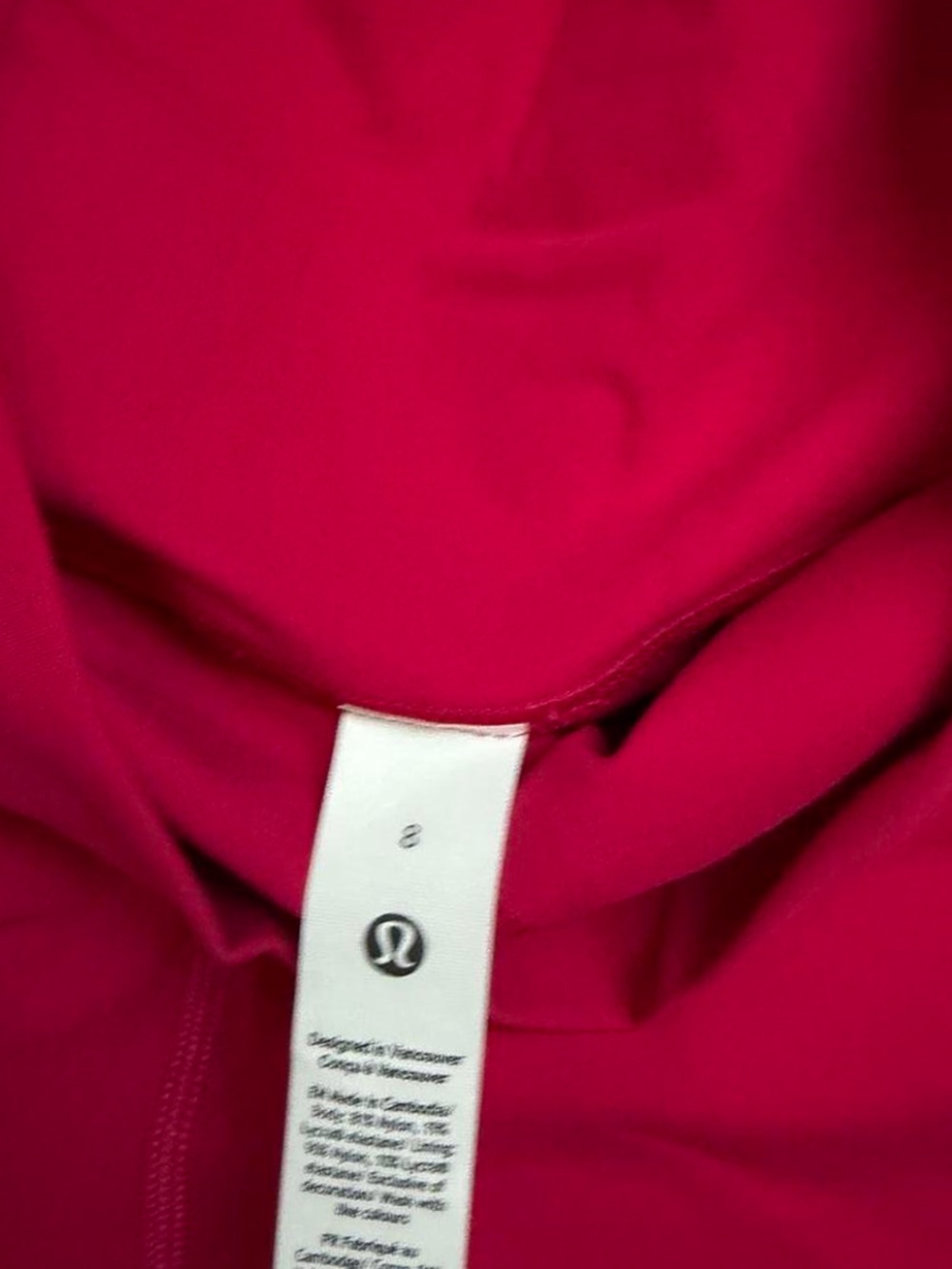 lululemon Pink DRAGONFRUIT High-Waist Leggings & Zip Jacket Set WITH BRA - Picture 7 of 8